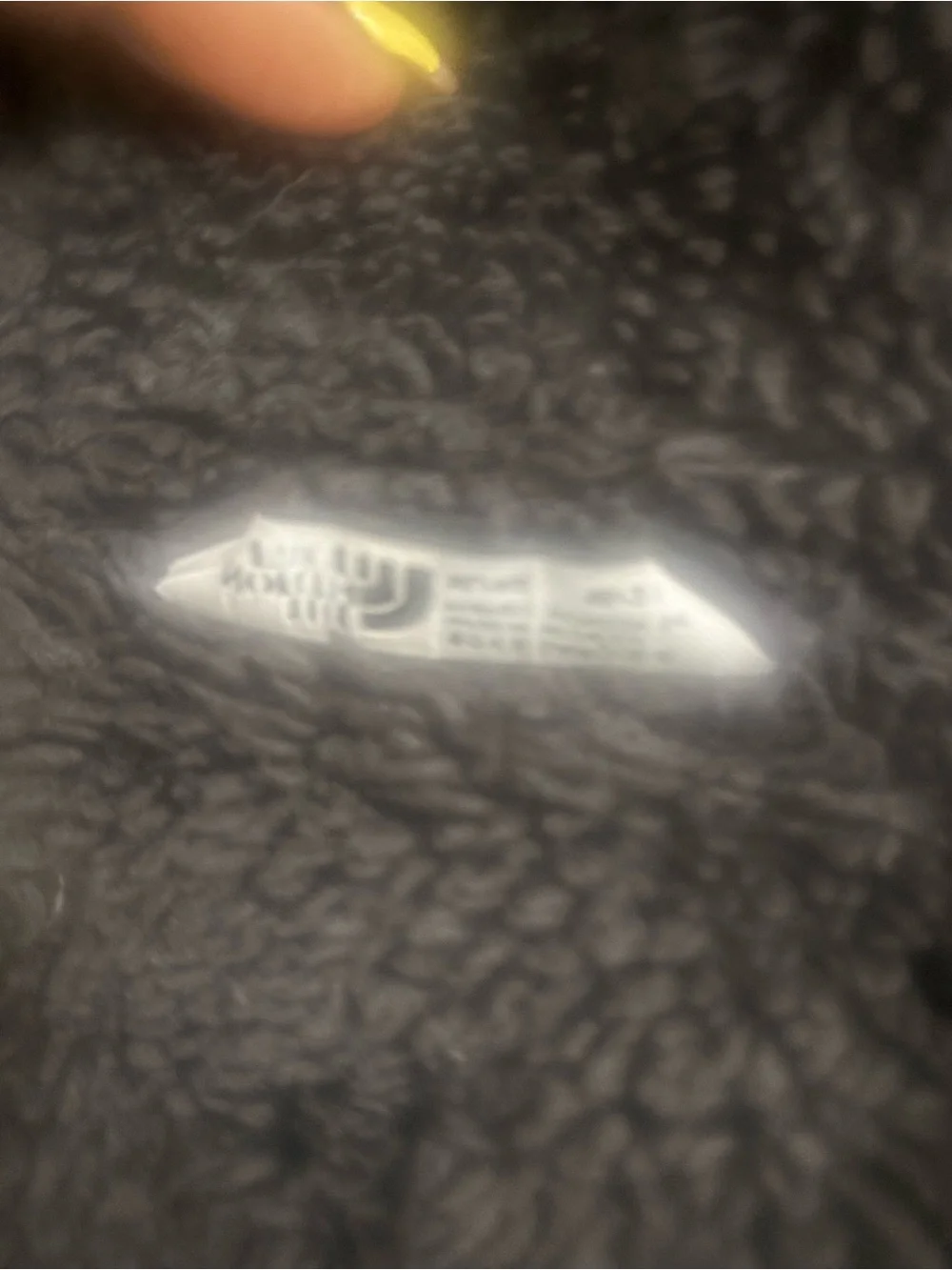 The North Face Orange-Red and Black Puffer Jacket